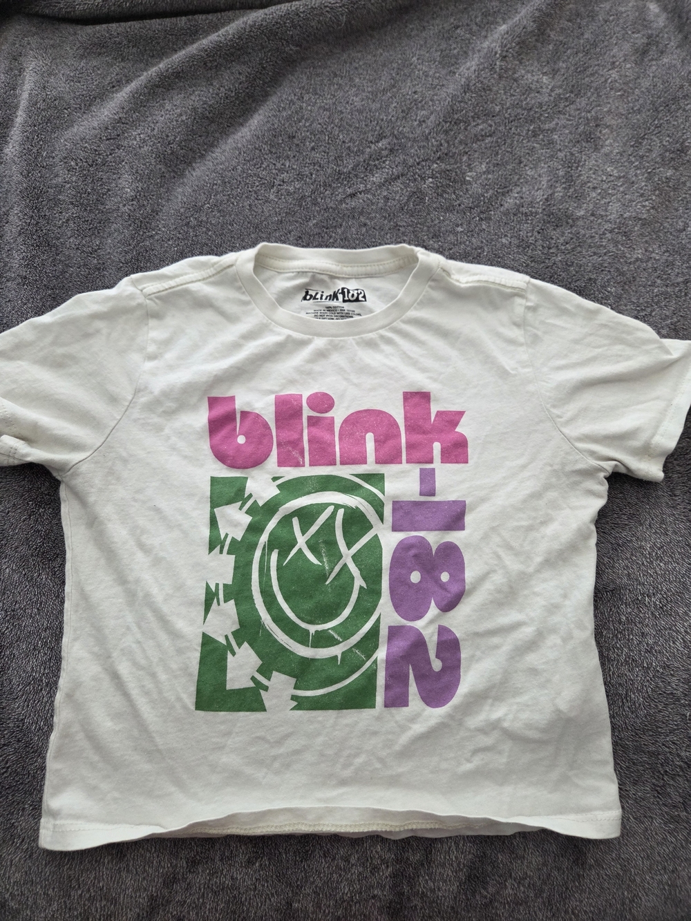 White T-shirt Blink 182